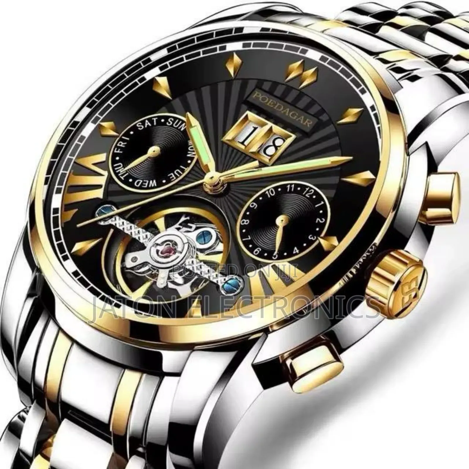 P O E D G a R Automatic Watch New