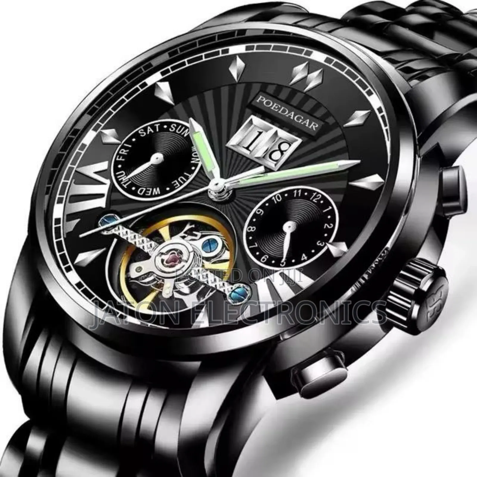 P O E D G a R Automatic Watch New
