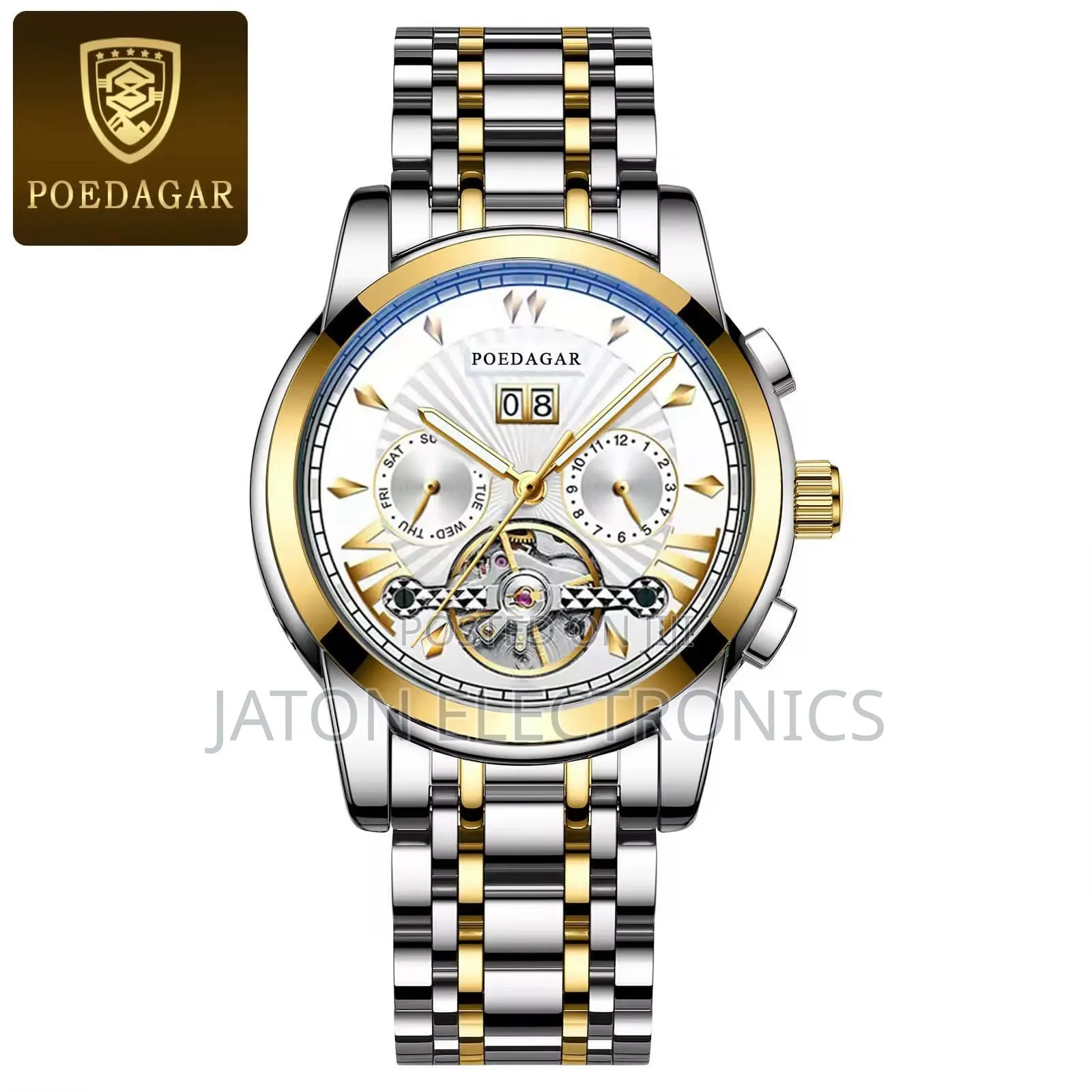 P O E D G a R Automatic Watch New
