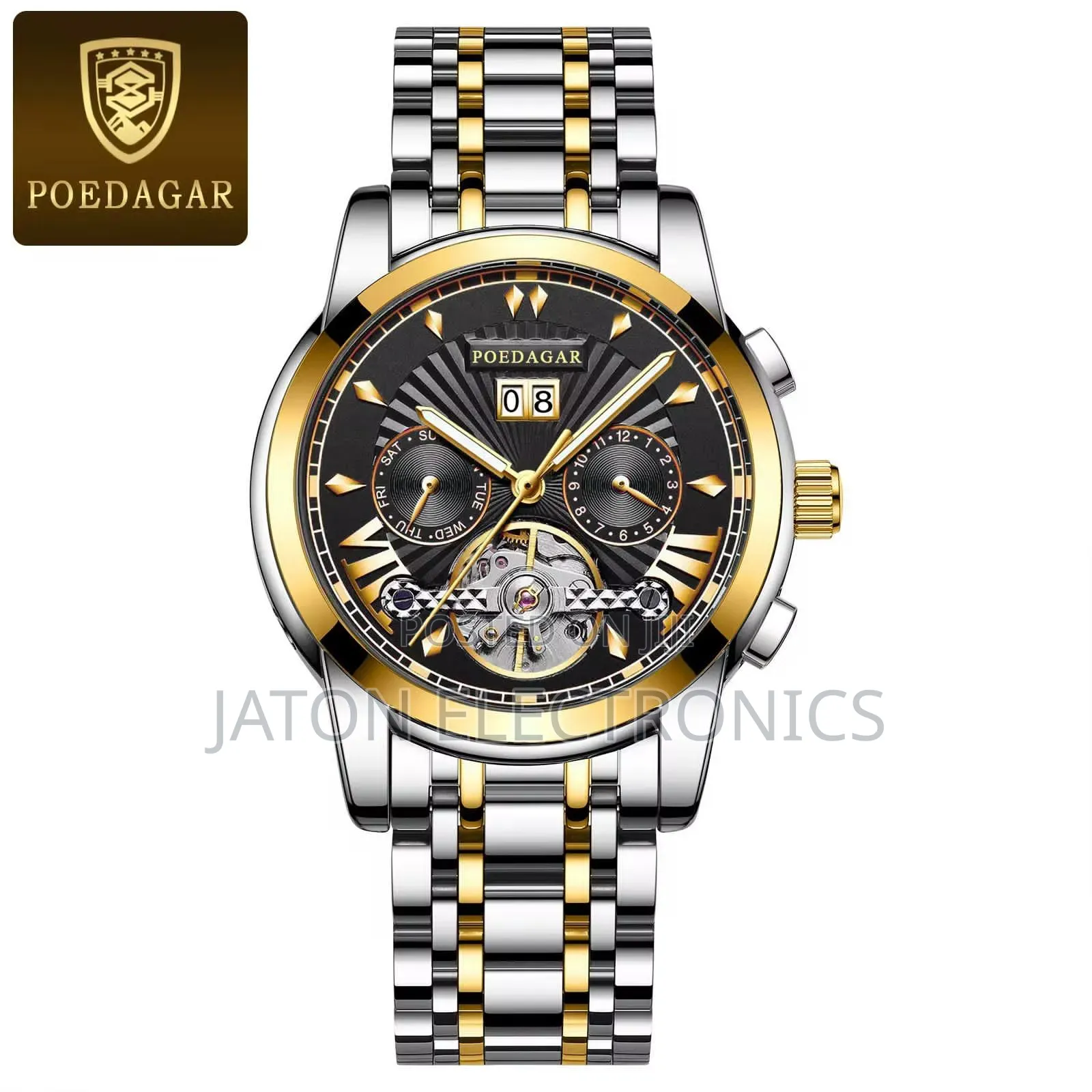 P O E D G a R Automatic Watch New