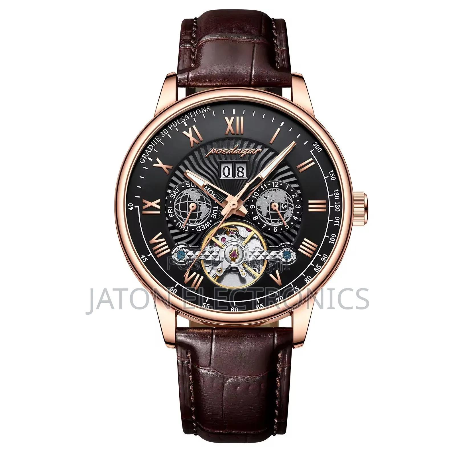 P O E D G a R Automatic Watch New