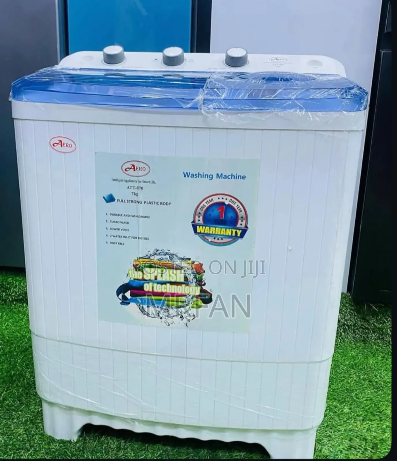 Aero Washing Mashine Semi Automatic Twin Tube* *Kilo 12*