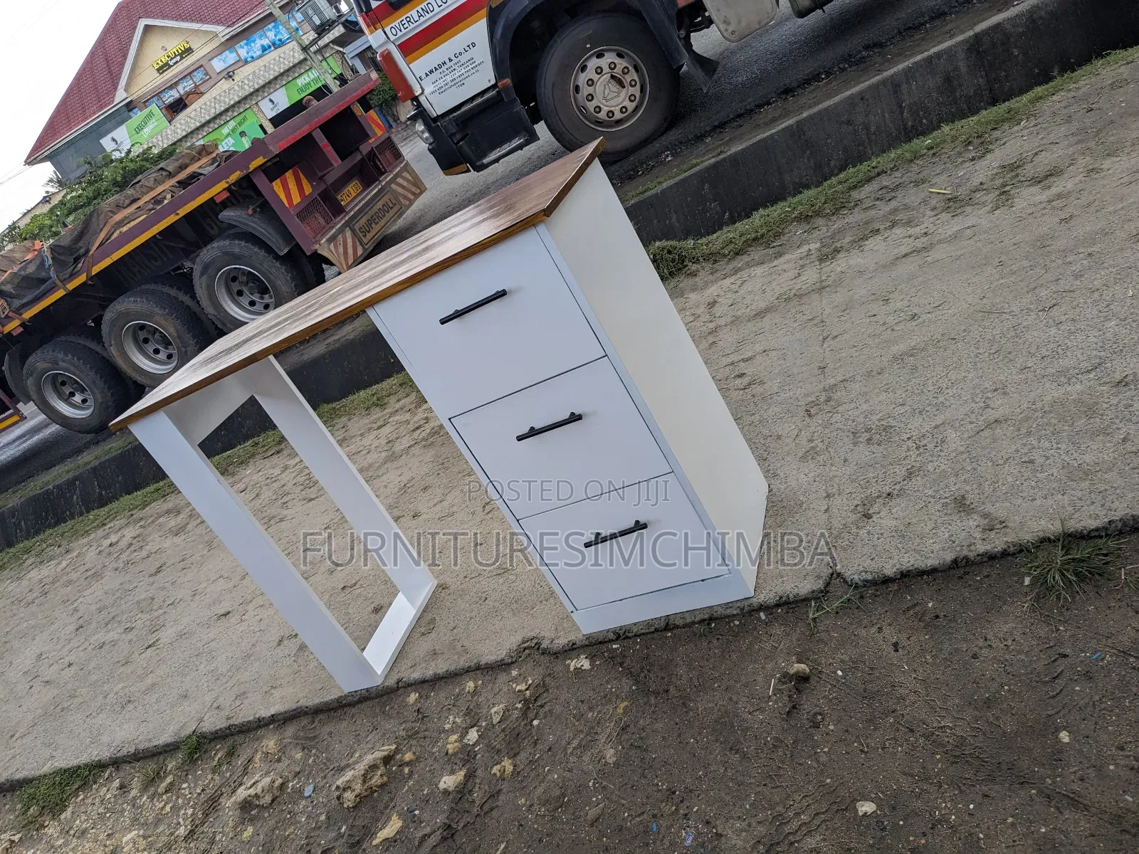 Office Table With Three Draws