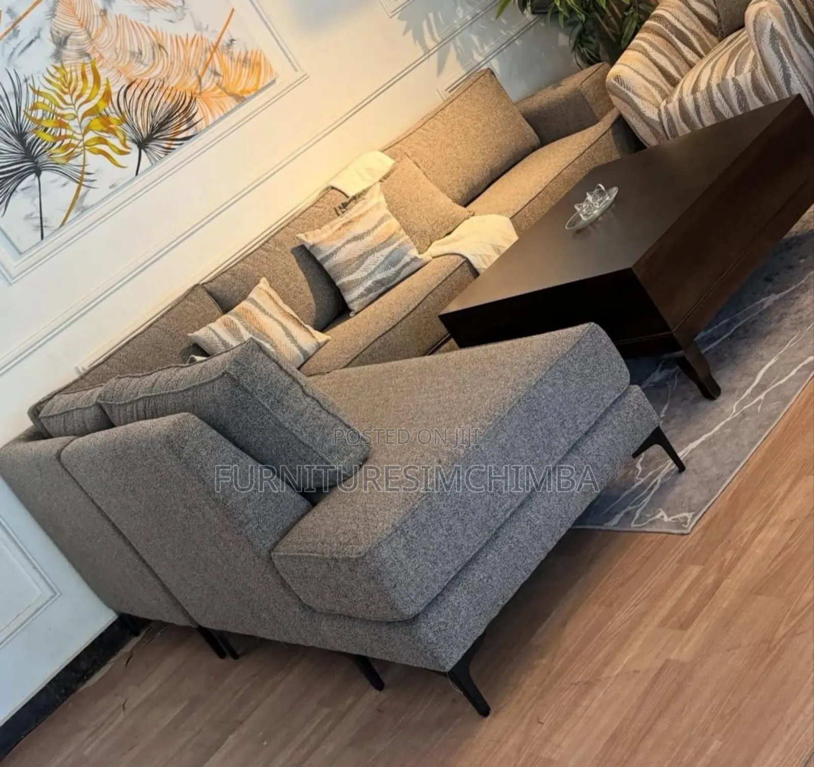 Modern Sofa Set K Shaped Design