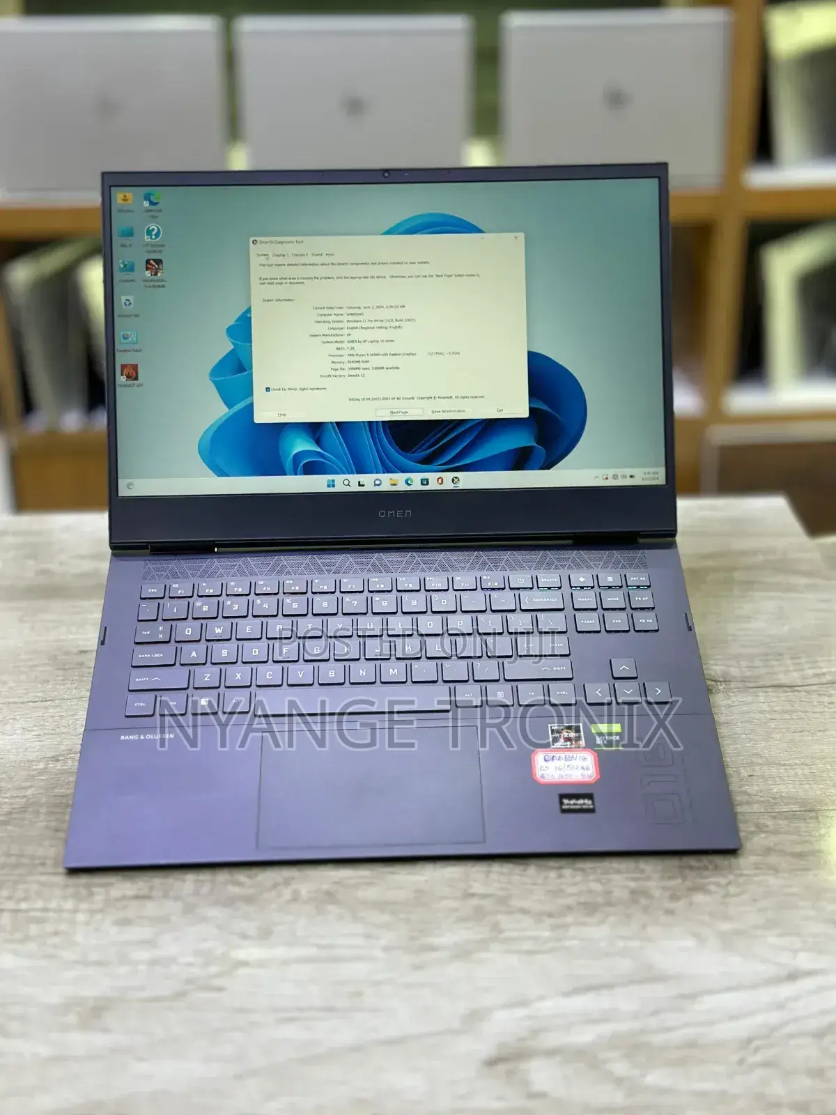 Laptop HP Omen 16 16GB AMD Ryzen 5 SSD 512GB