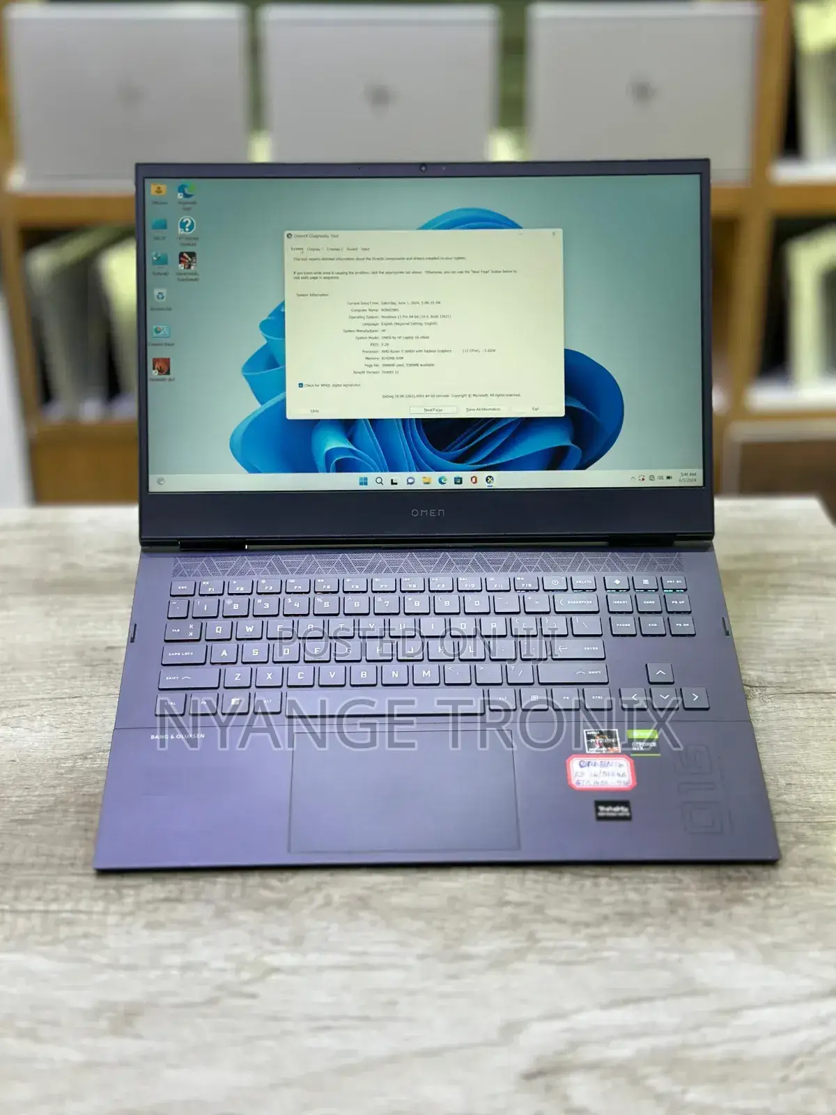 Laptop HP Omen 16 16GB AMD Ryzen 5 SSD 512GB