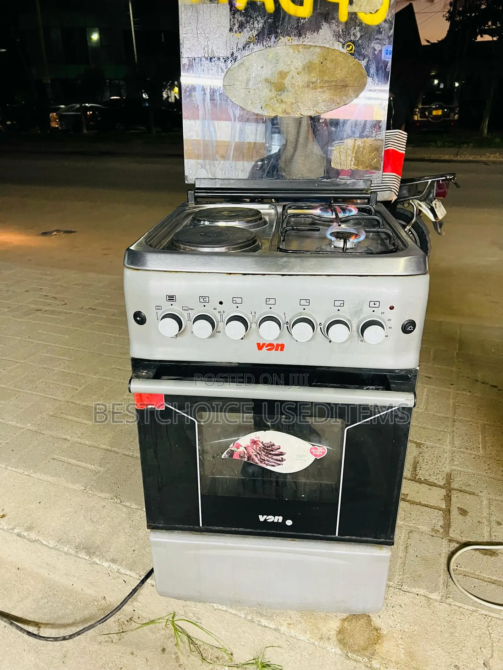 Cooker Gas Plate Mbili Electricity Plate Mbili Oven Umem