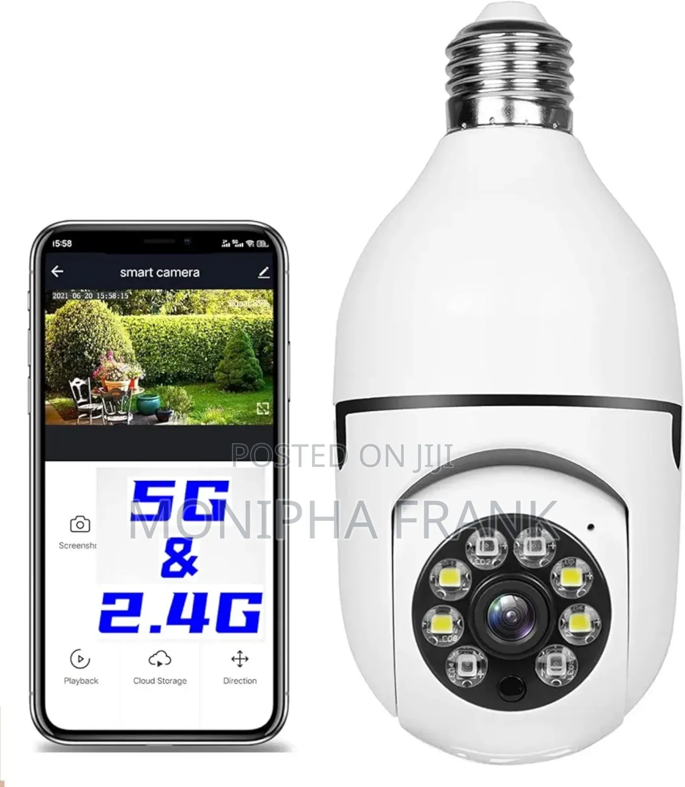 Bulb Wireless Camera Una Connect Na Simu