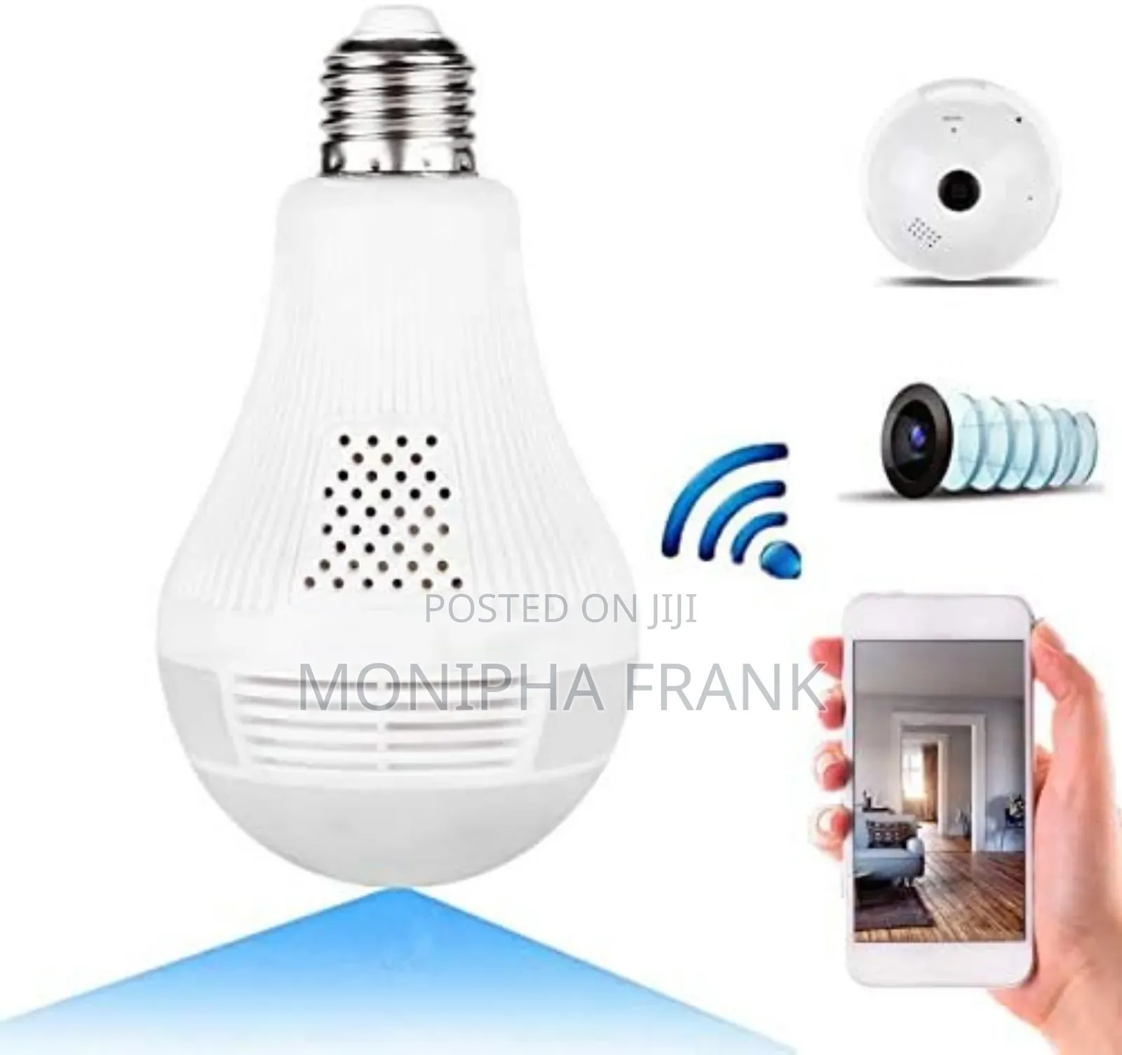 Bulb Camera Usiku Inawaka Kama Taa Unaunganisha Na Cm