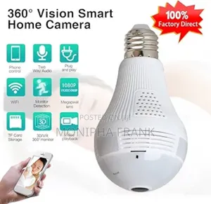 Bulb CCTV Camera Inafanana Na Bulb Ya Kawaida