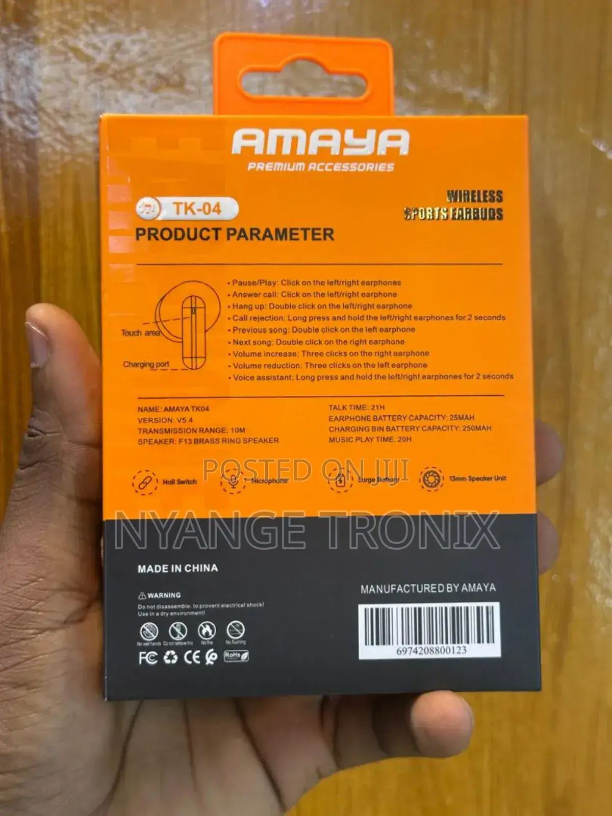 Amaya Tk04 Wireless Airpods