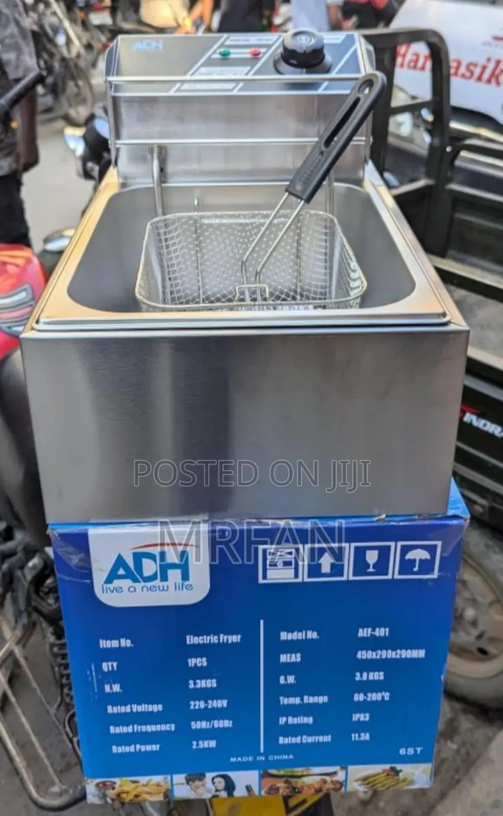 *Adh Deep Fryer 6l High Quality