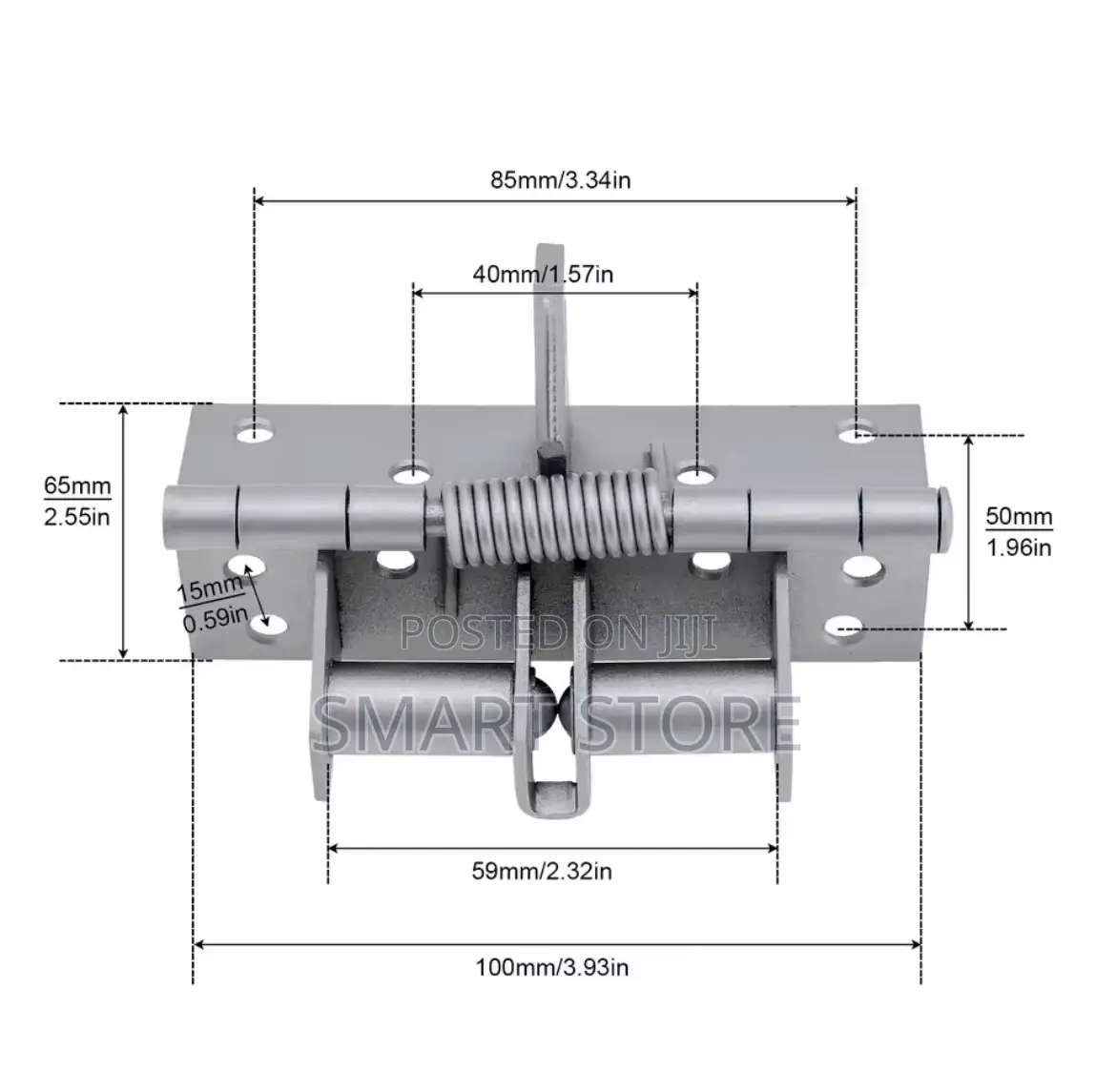 Heavy-duty 4-inch Invisible Door Spring Hinge