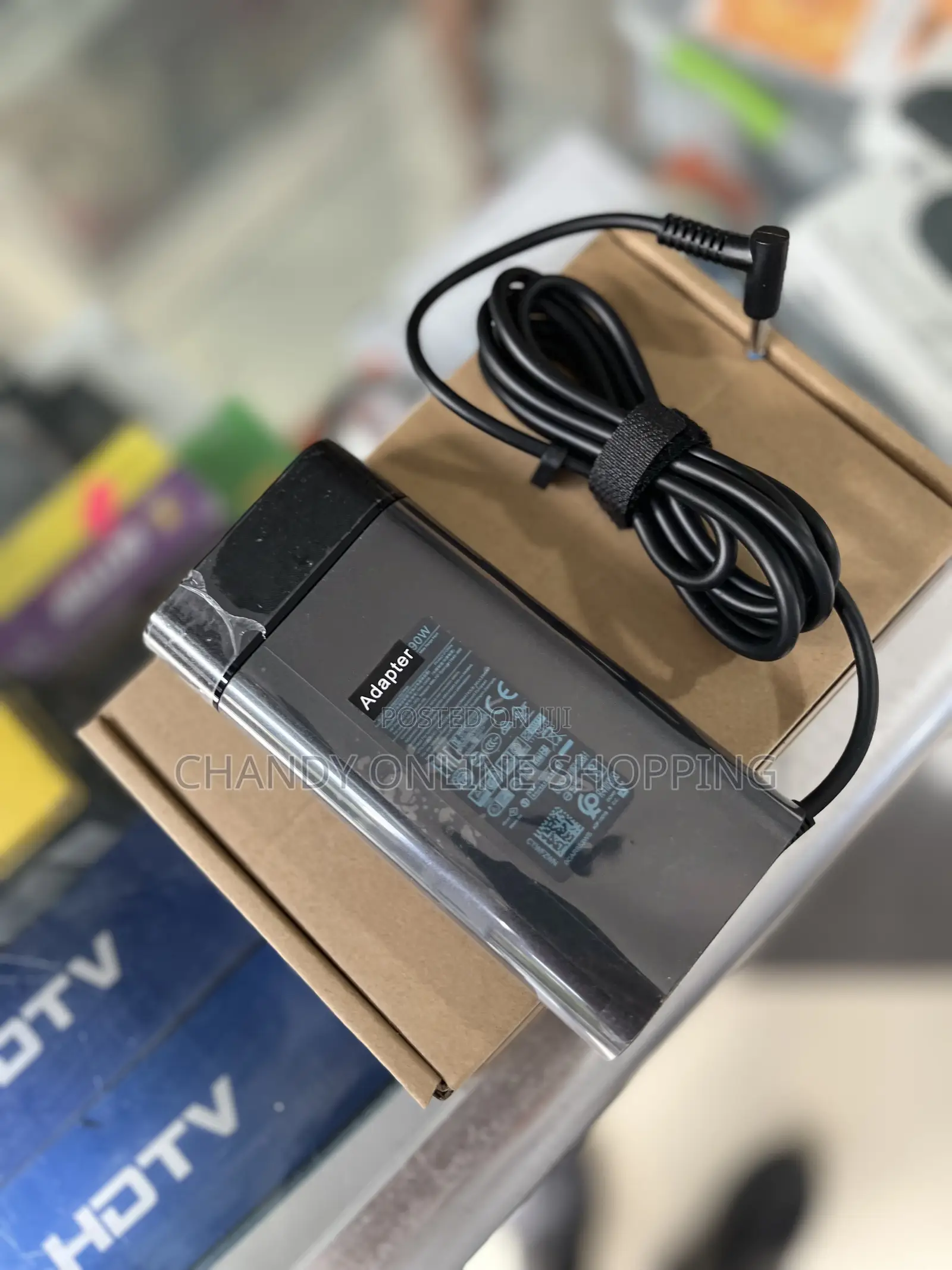 Original 90w Hp Blue Pin Adapter
