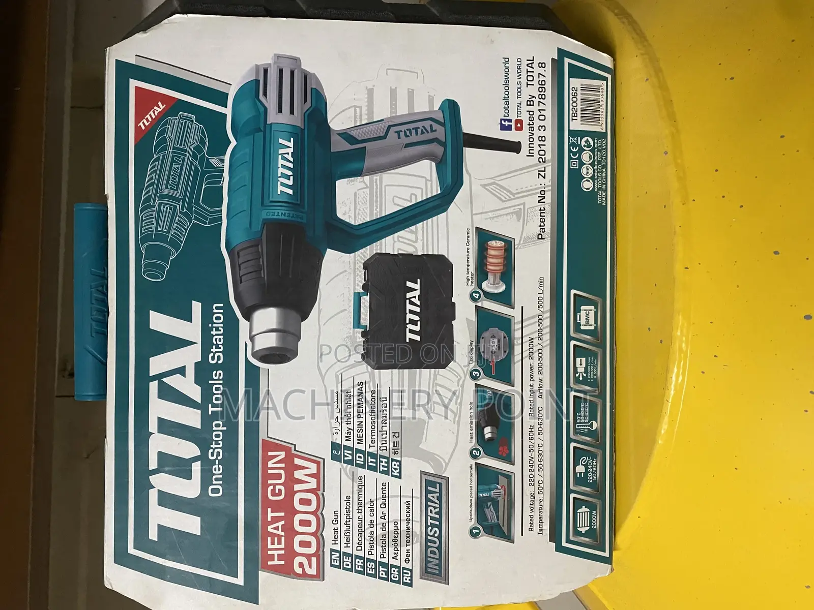 Heat Gun 2000w Total Brand