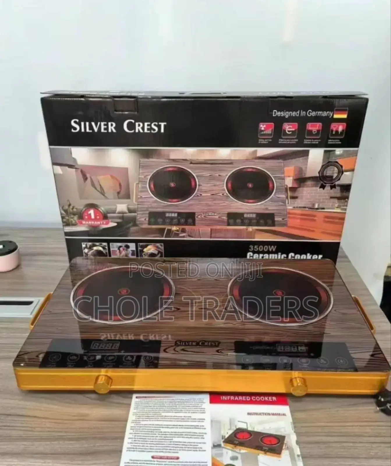 Silver Crest Double Burner Ceramic Cooker / Infrared Cooker