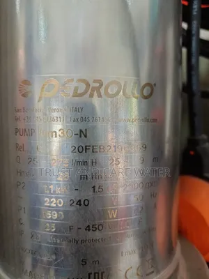 Pedrollo Pump 1.5hp (Kibuyu)