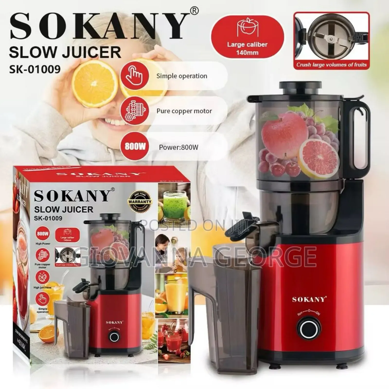 Sokany Slow Juicer