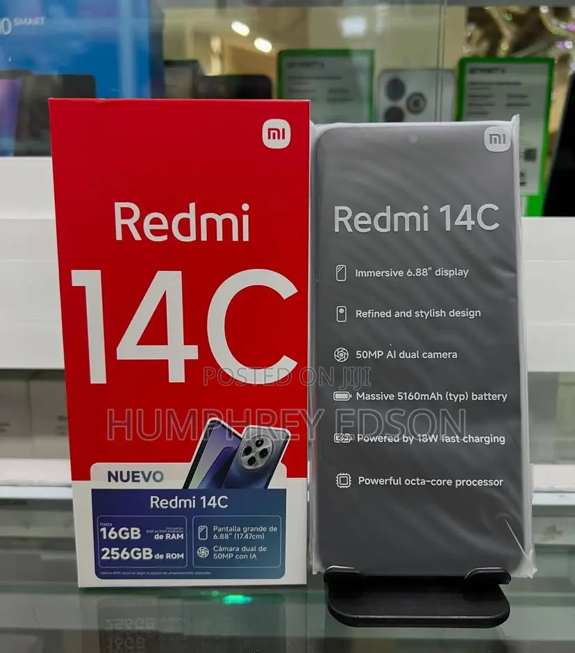 New Xiaomi Redmi 14C 256 GB Black