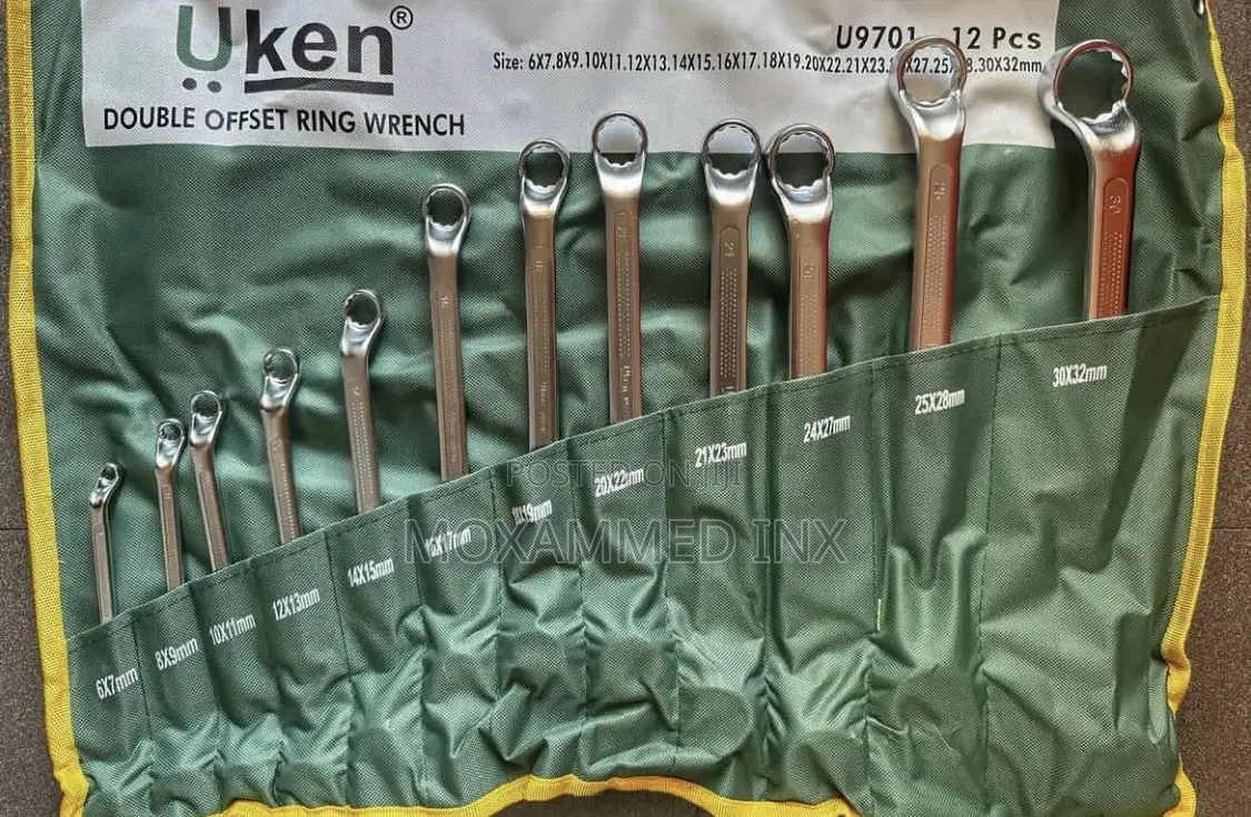 Uken 12pcs Ring Spanner Set (6mm-32mm)