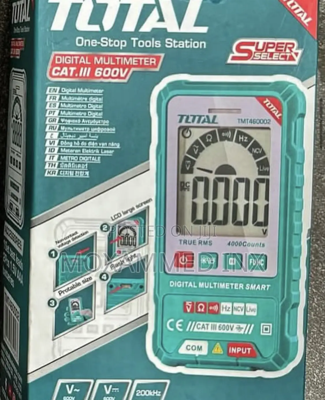 Total Digital Multimeter Cat.Iii 600v