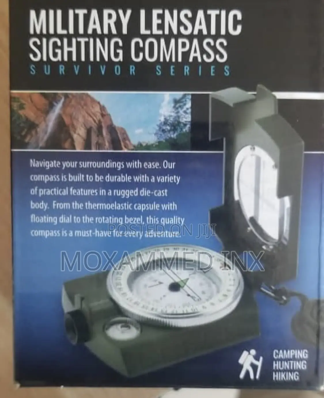 Military Lensatic Sightining Compass