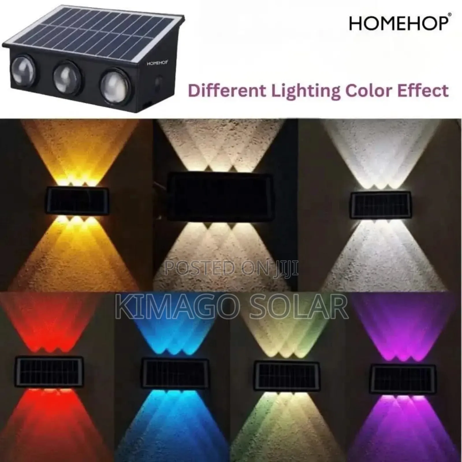 Waterproof Solar Wall Light Taa Ya Nje Ya Kudumu