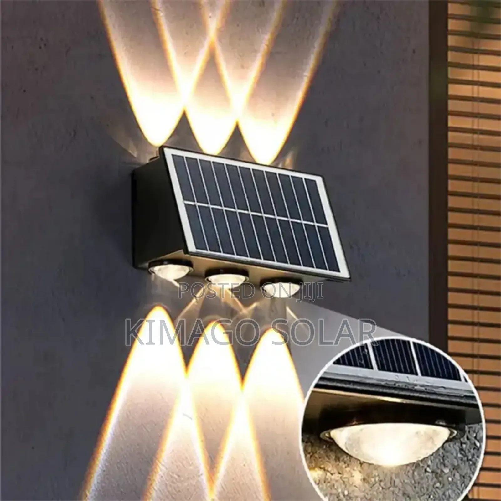 Solar Wall Light Smart Sensor, Led 6