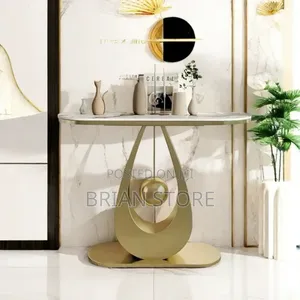 Classic Console Table (Golden Base)