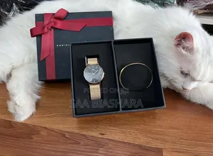 Dw R Bracelet Full Box Ang Gift Bag 1010 Gold and Black