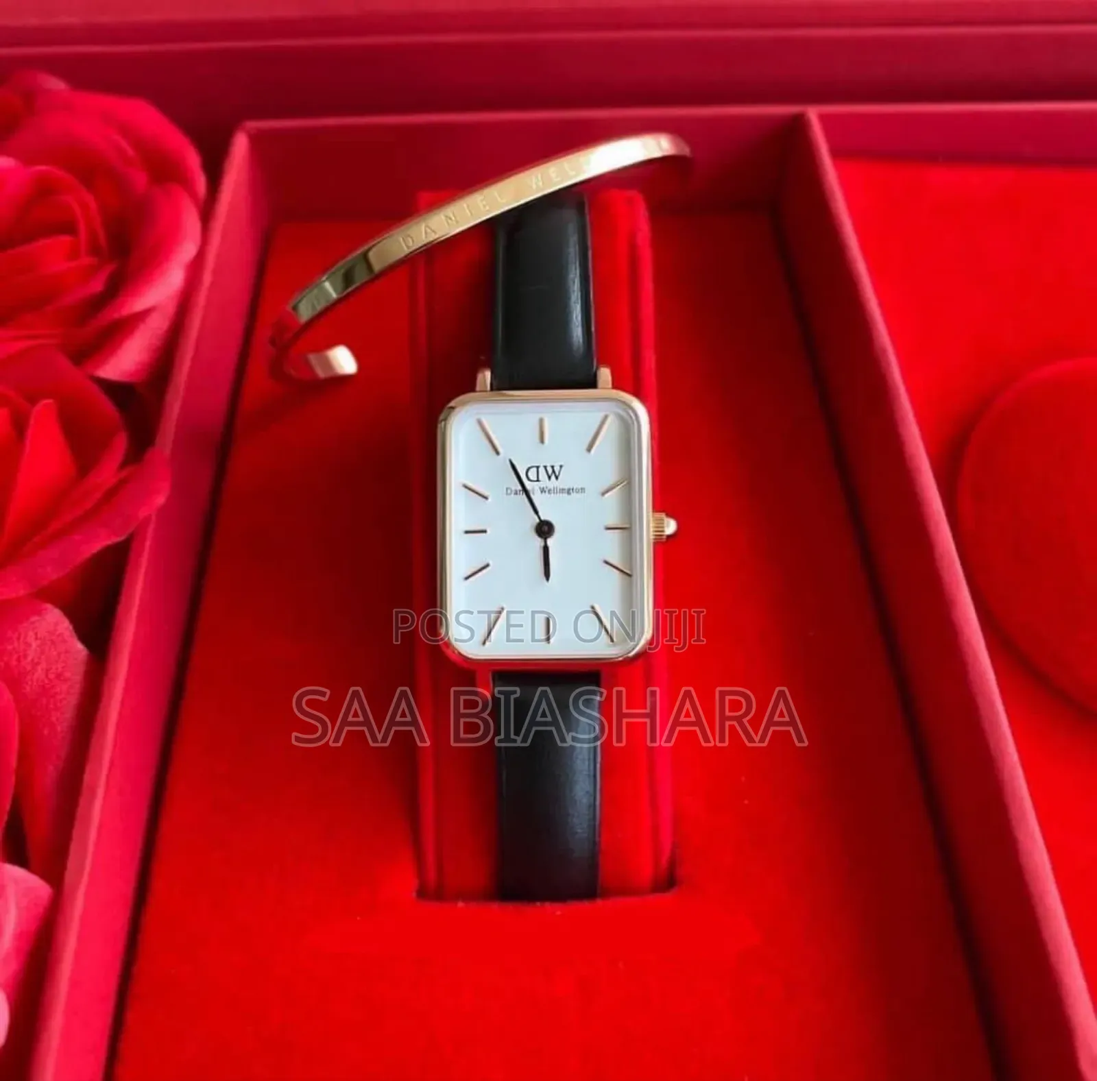 Dw Box for Ladies Bracelet Full Box and Gift Bag Black