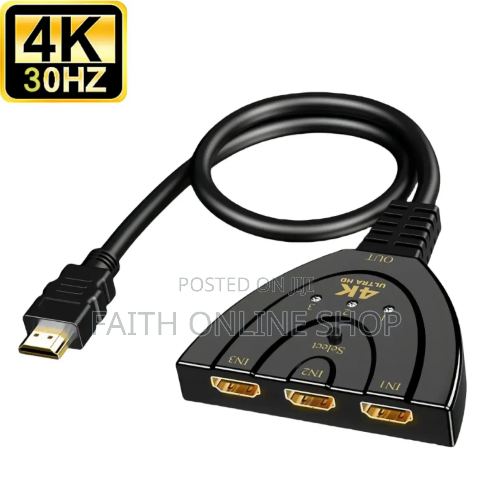 3 Port Hdmi Switcher 3x1 1080p
