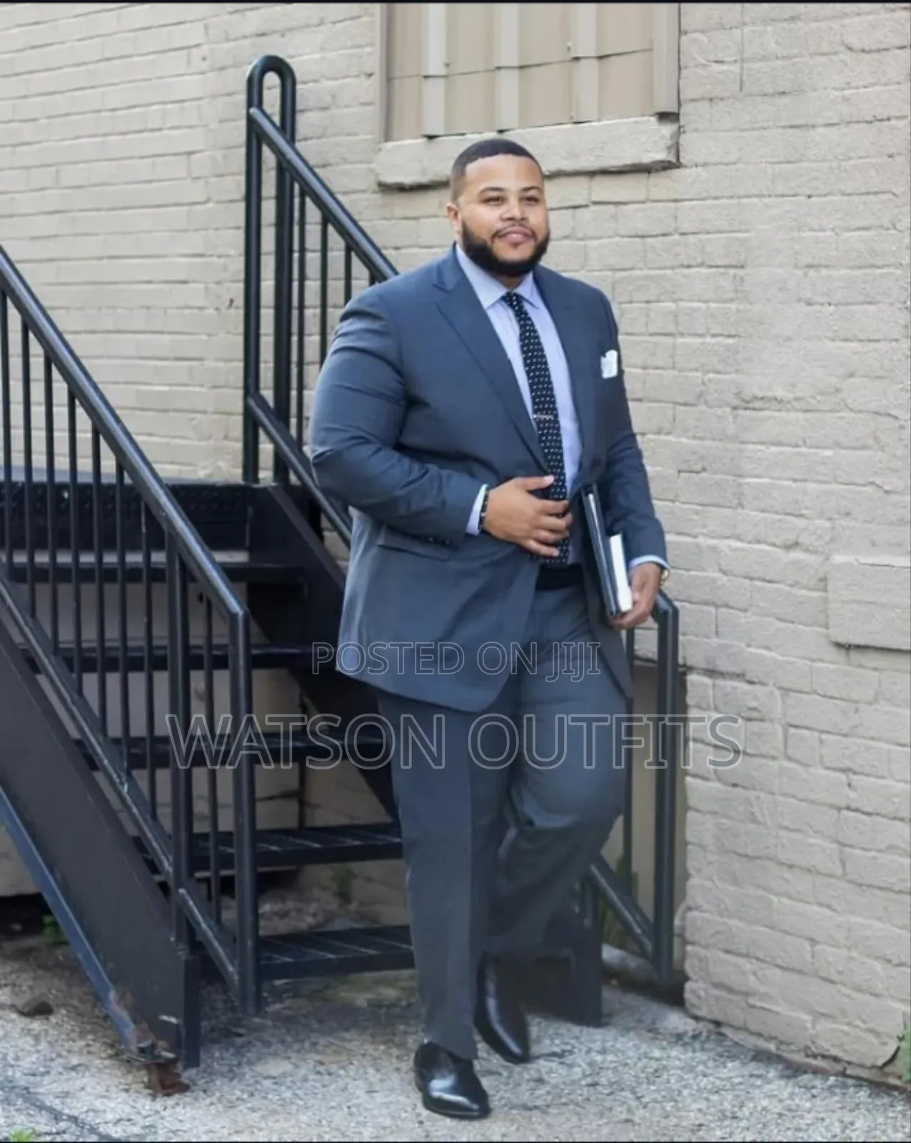 Men's Big Size Suits in Black,Grey and Blue