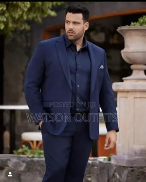 Men's Big Size Suits in Black,Grey and Blue