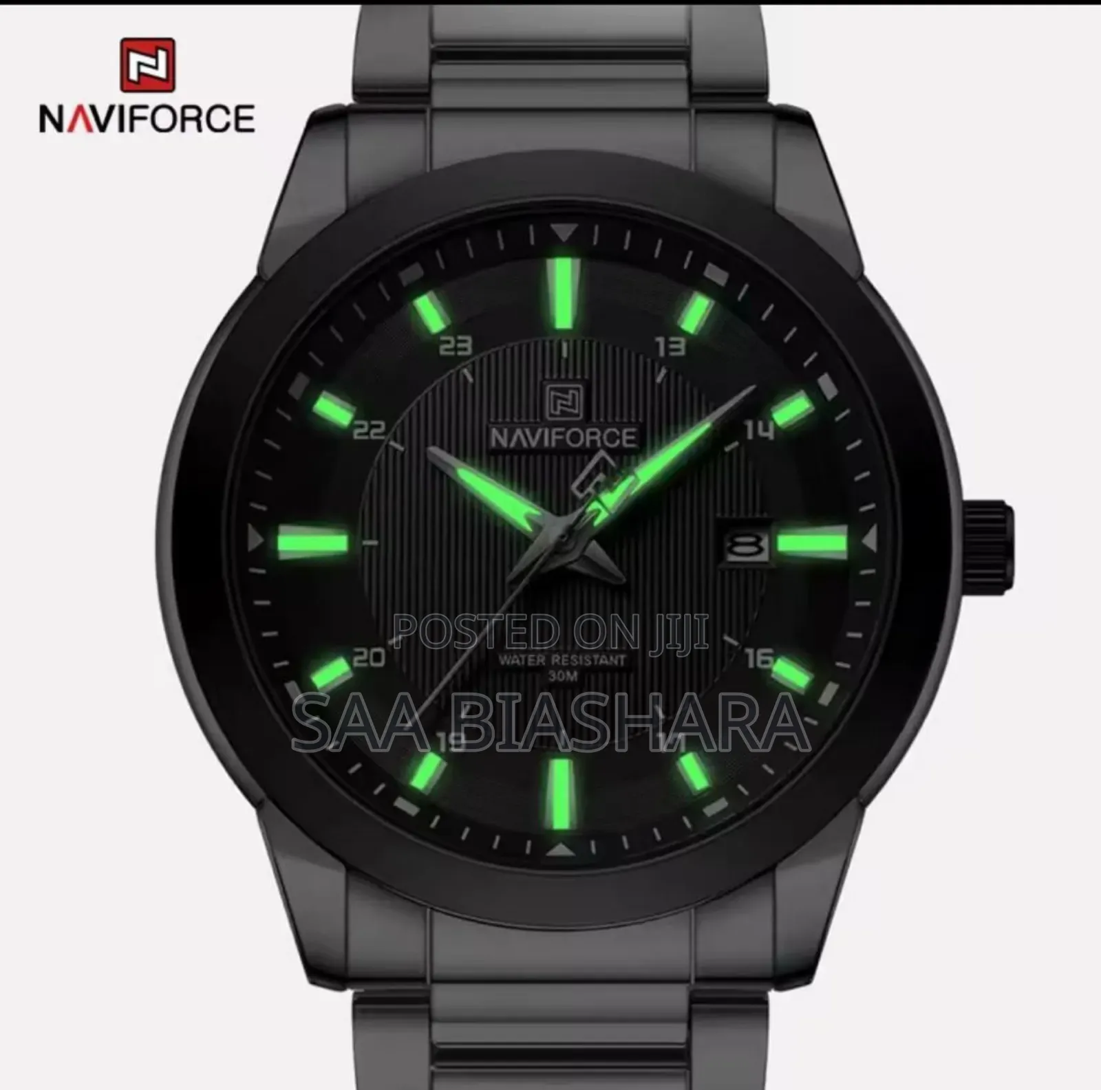 Naviforce Nf8029 Full Black and Green