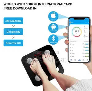 Smart Bluetooth Bathroom Scale – Health Precision Monitor