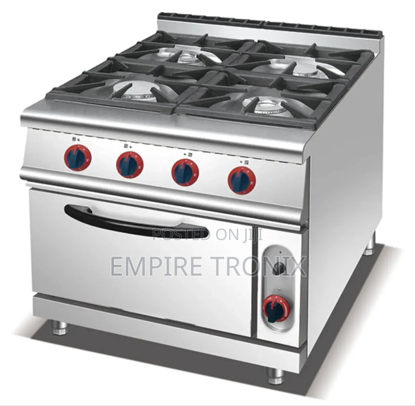 HGR-905 - 4-Burner Gas Range With Oven - Commercial