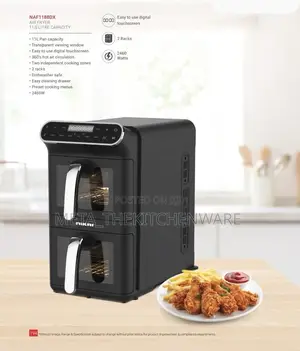 Nikai Electric Dual Air Fryer Naf1188dx 11l
