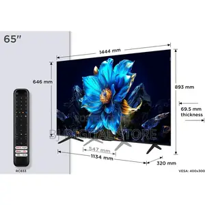 TCL 65 Inch P7k Qled, Direct Led Tv, HDR Tv, Google Tv