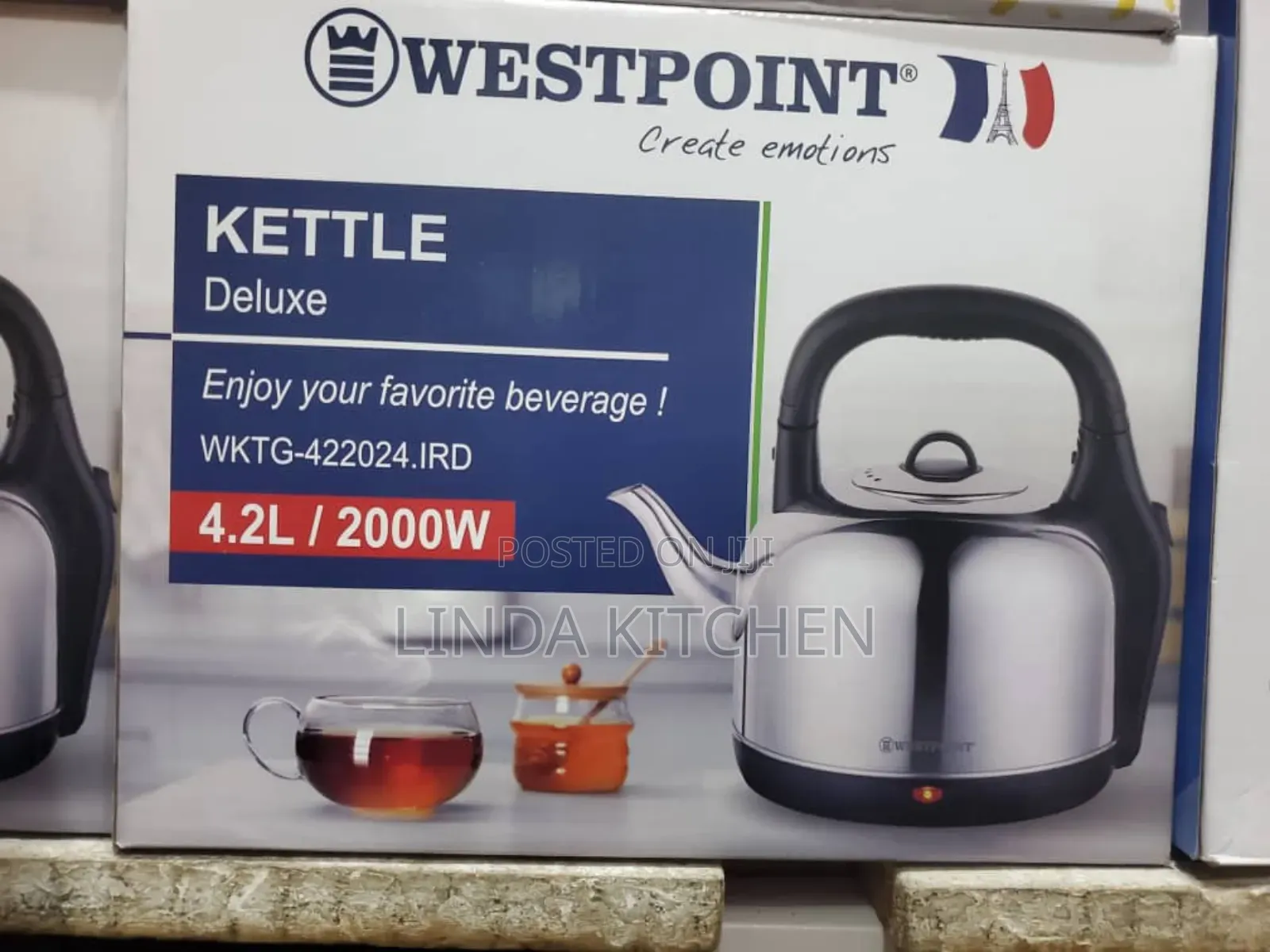Westpoint Kettle 4.2lt, 2000w