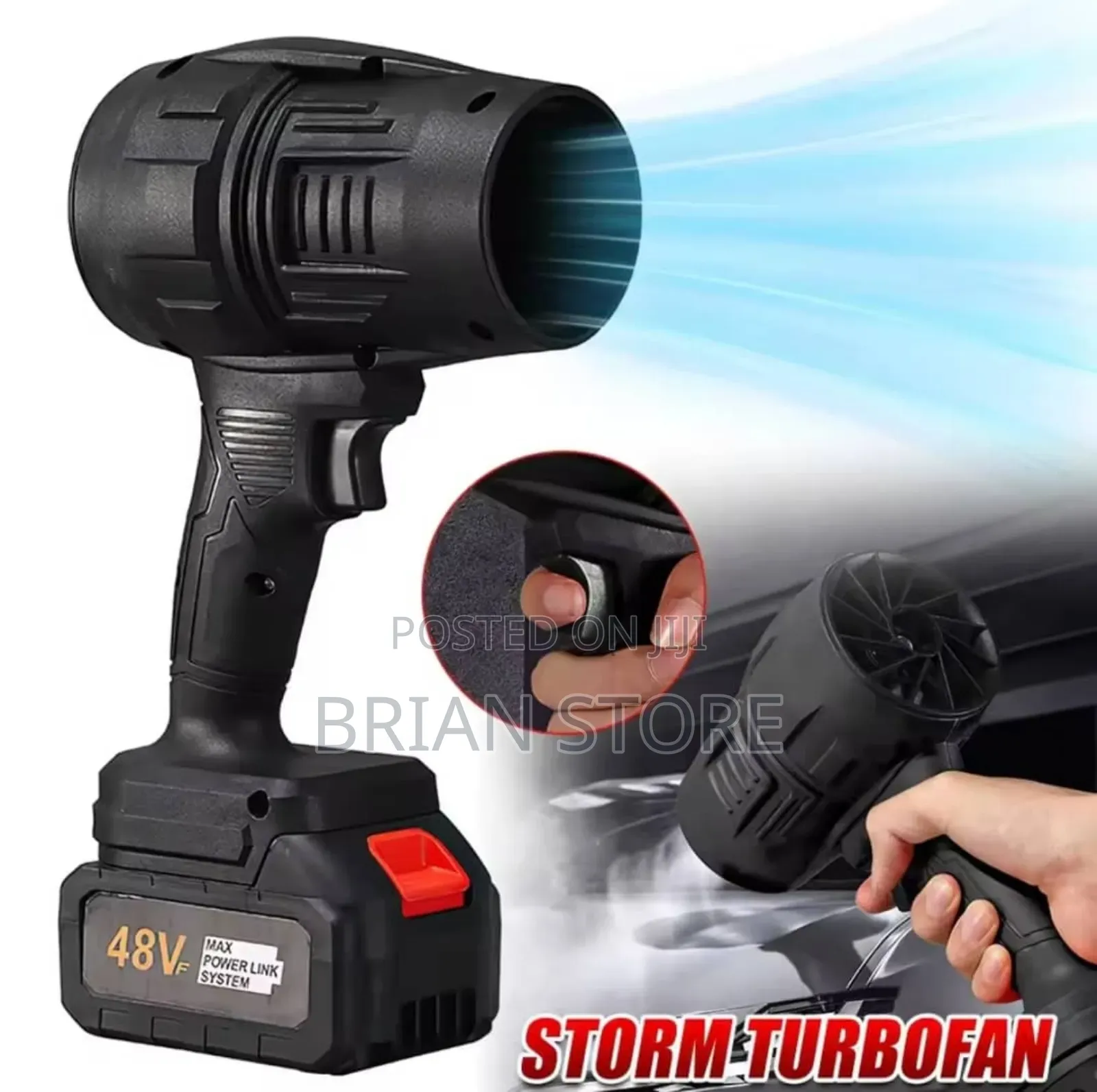 Rechargeable Air Blower and Dryer (Mashine Ya Kupuliza Upepo