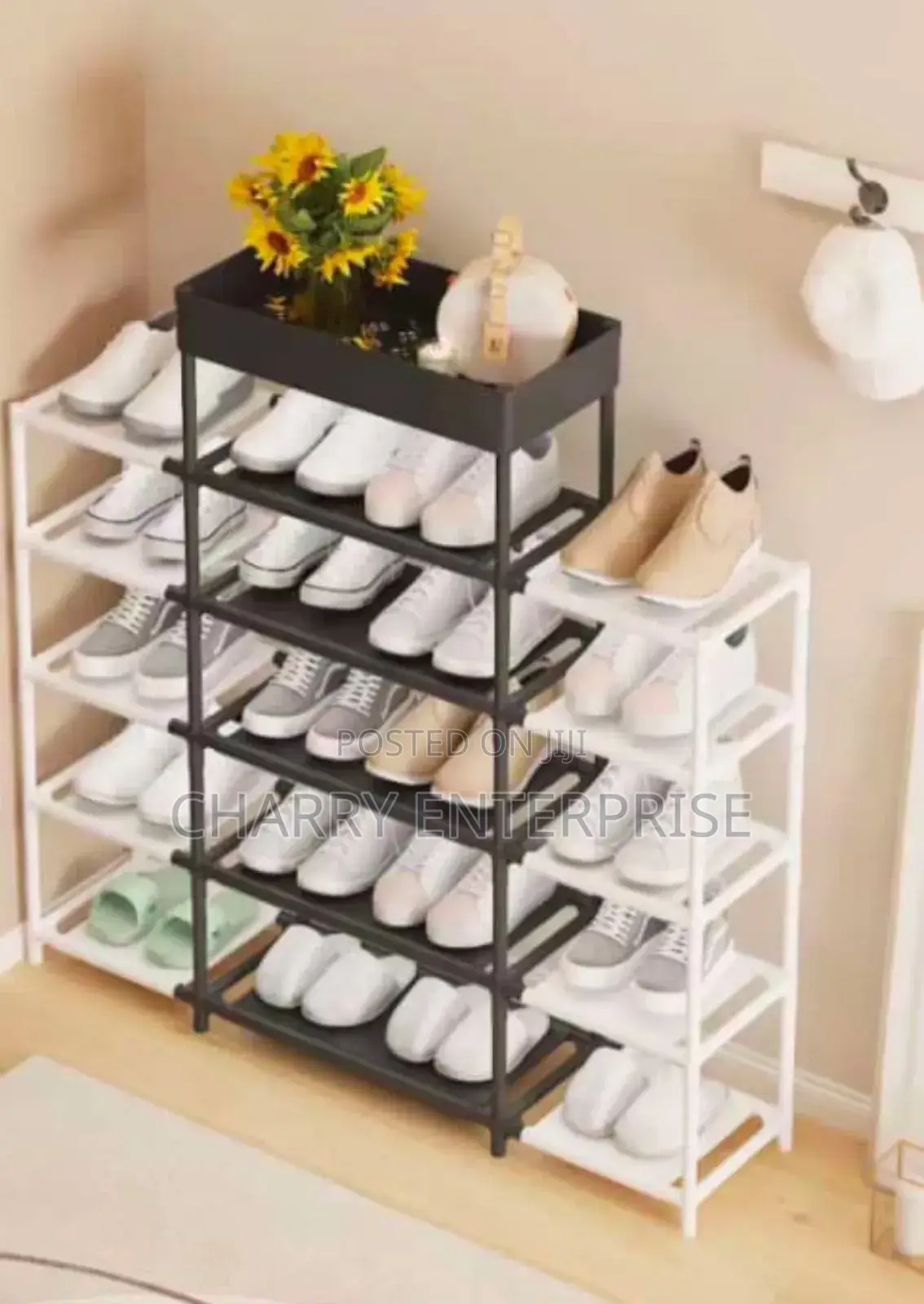 Metal Rack Storage Organizer or Shoe Rack