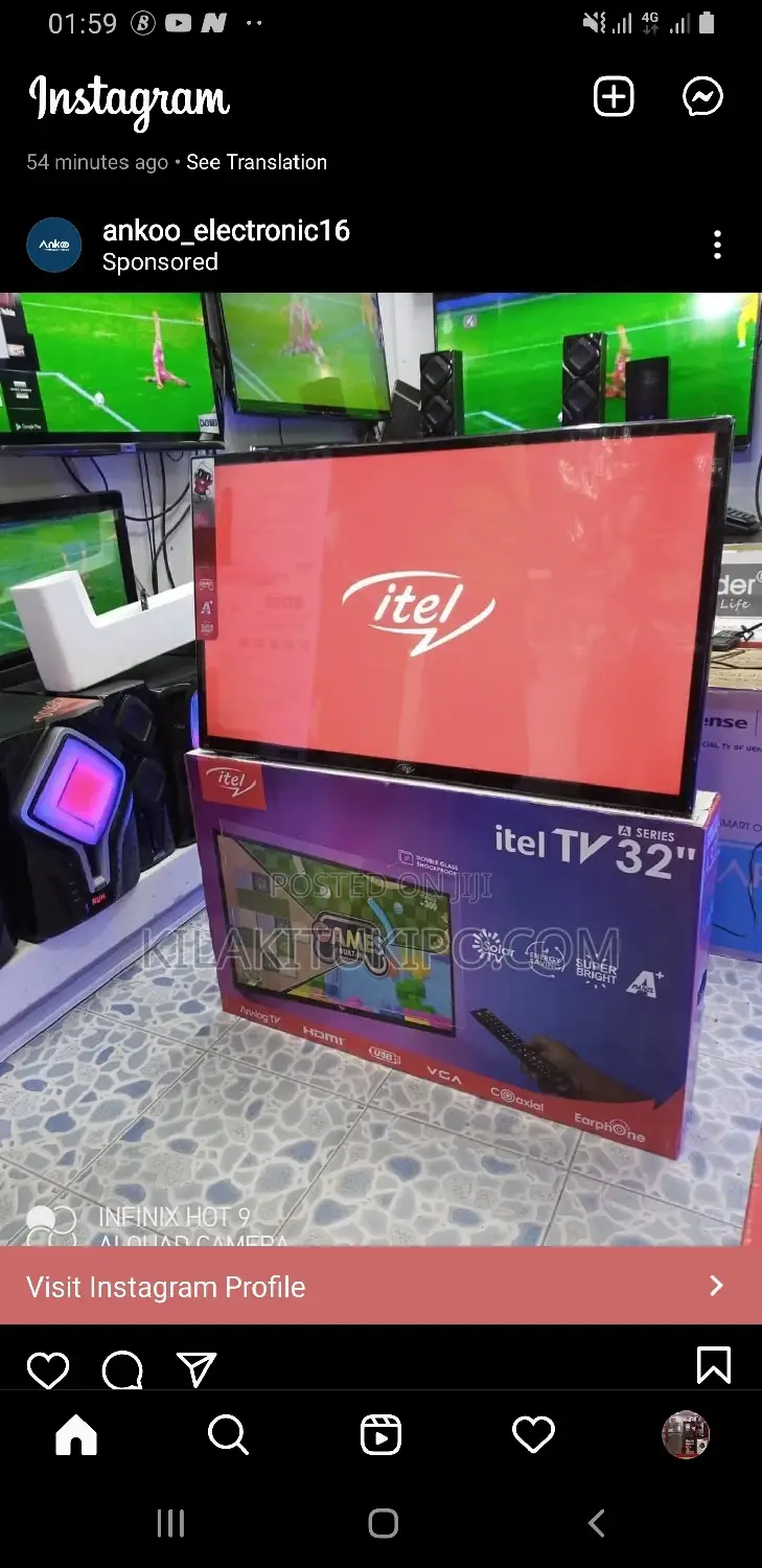 Itel LED TV Inch 32