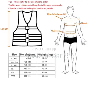 🦺 Life Jacket Unisex Water Sports Safety Vest