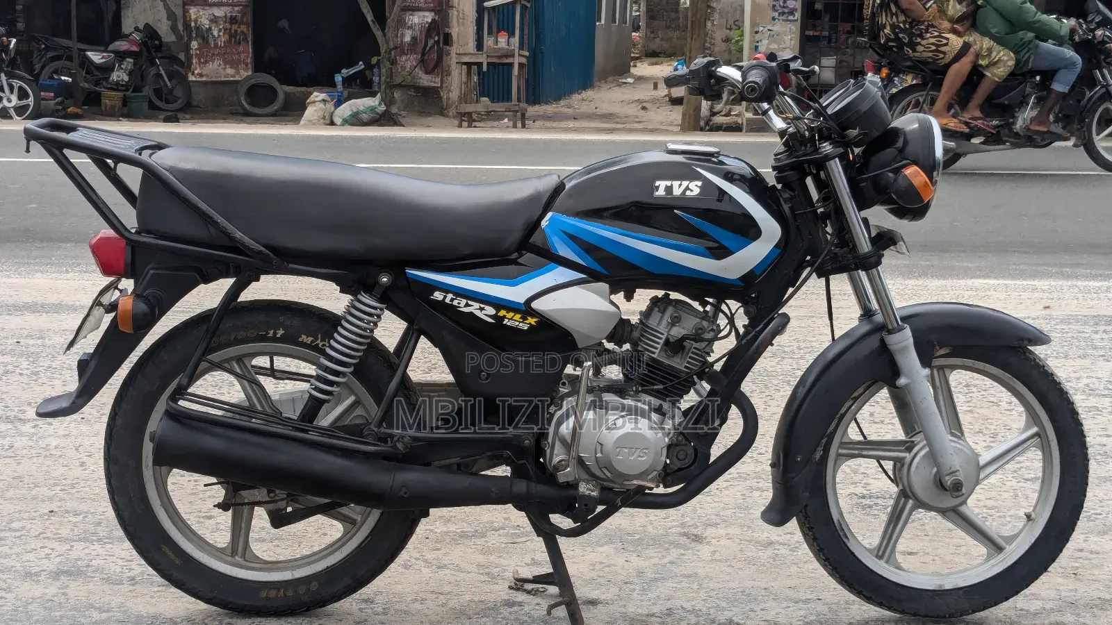 TVS HLX 125 2024 Black