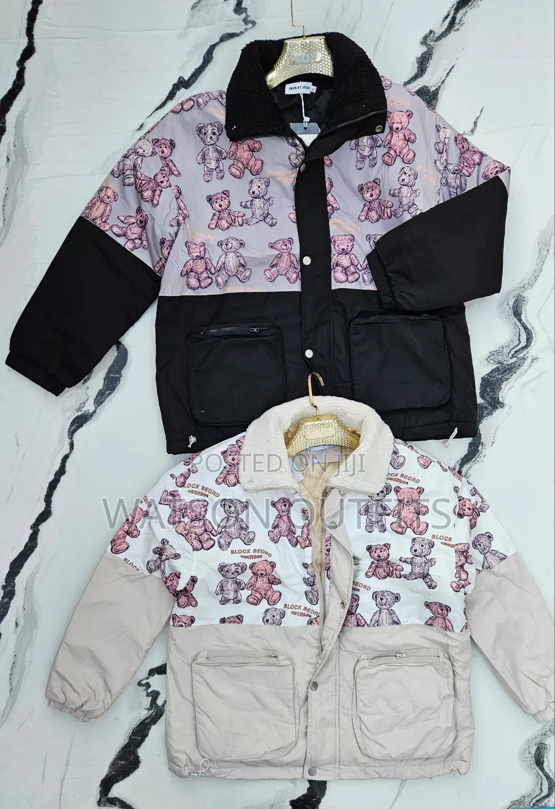 Men's Heavy Materials Coats With Zipper and Buttons