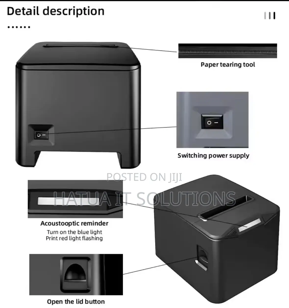 Bluetooth 80mm Receipt Printer