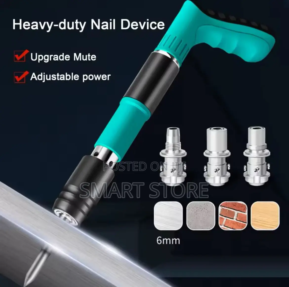 High-pressure Nail Gun – One-handed Operation