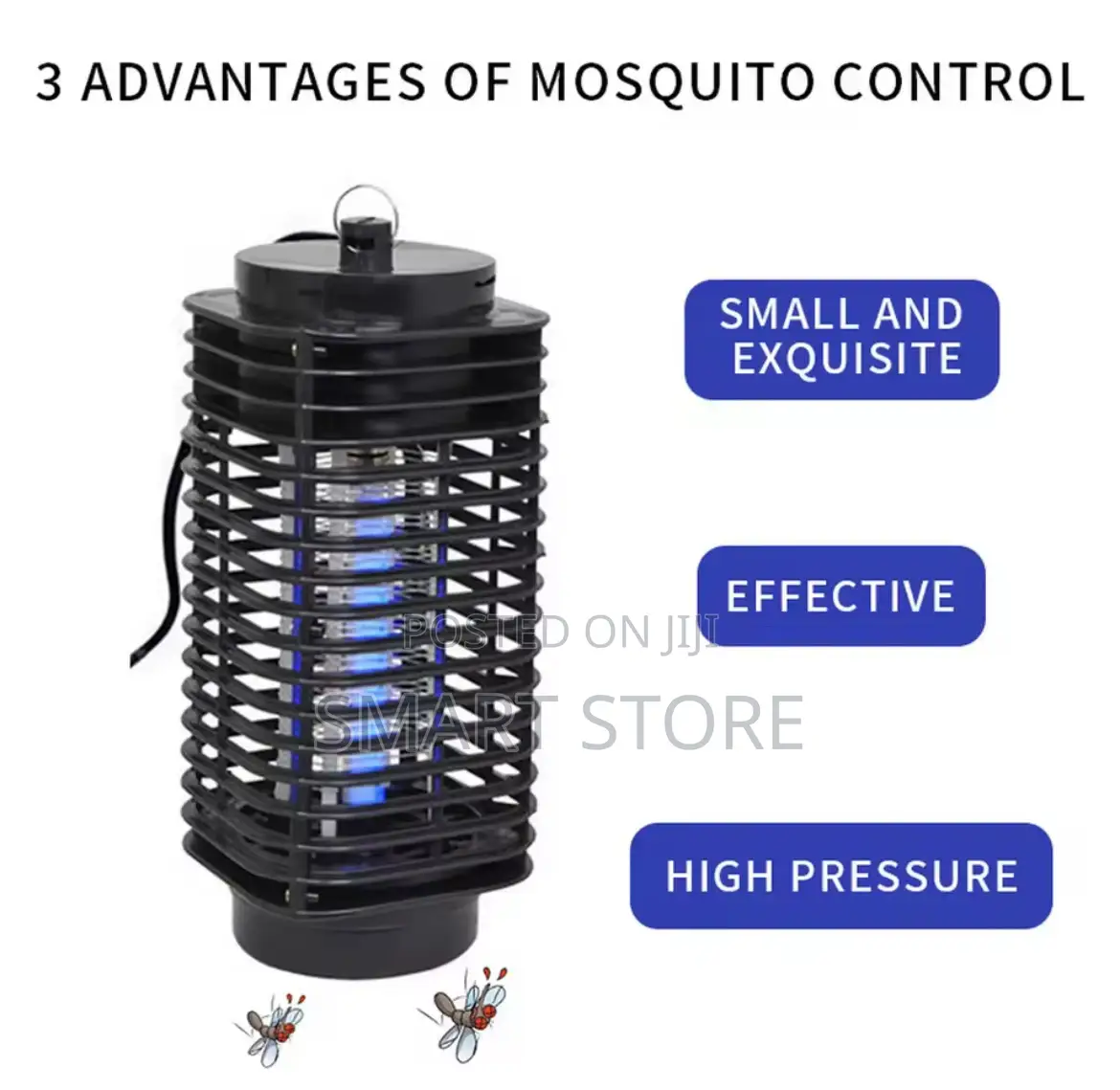Portable Electric Mosquito Killer Lamp Silent Uv Led Insect