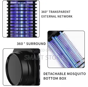 Portable Electric Mosquito Killer Lamp Silent Uv Led Insect